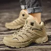 Boots Outdoor Shoes High-top Hiking Field Training Large Size Military Men Combat M486