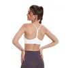 ヨガの衣装AlLogo Sports Sports Outdoor Bra Lemach Workout Vest Crop Top for Women Gym