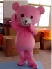 Halloween rosa teddy bear mascote traje dos desenhos animados frutas anime tema personagem Natal carnaval festa fantasia trajes adultos tamanho outdoor outfit