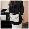 Sacs fourre-tout Argent et 2023 Cool Girl Coin Casual Bucket Femmes Solid Messenger Bagstylishhandbagsstore