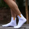 Herrensocken, 5 Paar, hochwertig, mittellang, für Sport, Laufen, atmungsaktiv, Fitness, schweißabsorbierend, Outdoor, Ballspiele, Baumwolle, Crew