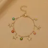 Charm Armbänder Mode Boho Perle Kristall Schmetterling Kette Armband für Frauen Blume Stern Seestern Gänseblümchen Blatt Freundschaft Handgelenk Schmuck Geschenk