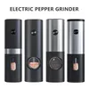 Mills Electric Pepper Grinder Kitchen Spice Grinders Automatic Salt Mill Adjustable Coarseness Accessories 231026