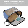 Dog Carrier 1Pcs Parrot Clear Birds Carrying Pouch Practical Cross Body Pet Bag