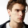 Stud 10 Pairs Stainless Steel Non-Piercing Magnetic Earrings Unisex CZ Magnet Ear close Clip Women Men Punk Hip Hop Earring Set YQ231026