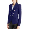 Costumes pour femmes Blazers féminin Blazers Femme rose bleu blanc noir femmes LMXOO costume veste Femme dames à manches longues élégant # z56789waist 231026