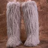 Knee Over Boots for Women Autumn and Winter New with Plush