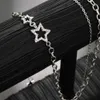 Chokers Y2K Star Zircon Pendant Necklace For Women Luxury Sweet Cool Girl Punk Heart Clavicle Chain 2023 Fashion Jewelry Party Gift 231025