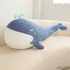 Nadziewane pluszowe zwierzęta Summer Cute Whale Office Sofa Sofa Whicion Animal Pluszowa zabawka sypialnia łóżko dziewczyna spać