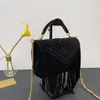 Designer-Umhängetasche, die neueste Handtasche, modische klassische Handtasche, Modemarke, gefrostete Gürtel-Quastentasche