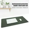 Mouse Pads Wrist Rests PU Leather Desk Protector Mat Large Size Office Waterproof Mouse Pad XXL Desktop Gaming MousePad Mouse Mat Computer Accessories 231025