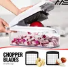 Fruit Vegetable Tools 16in1 Multifunctional Chopper Household Salad Kitchen Accessories Kitchenware Storage Useful Things for Home 231026