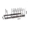 Kitchen Storage 1Pc Expandable Shelf Multi-Functional Pot Organizer For Pan Lid (Coffee)
