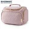 Cosmetic Bags Cases BAGSMART Women's Cosmetic Bag Large Capacity Travel Toiletry Bag With Handle Waterproof Storage Makeup Organizer Cases 231026
