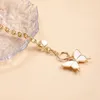 Pendant Necklaces Simple White Butterfly Necklace Temperament Metal Chain Sweater For Women Jewelry