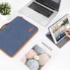 Laptop Bags DOMISO Inch Laptop Sleeve Case Briefcase Water-Resistant Bag Portable Carrying Protector with Handle 231025