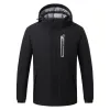 Men 8 zone Heating Jacket Winter Electric Heated Clothes USB Charging Waterproof Windbreaker Heat Outdoor Skiing Coat