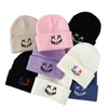 Men's Street Knitted Cap Women's Casual Fall Winter Wool Hats Hip Hop Embroidery Funny Warm Caps