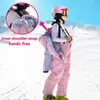 Skiddräkter Vinterbarns vattentäta vindtäta skidåkning Snowboardjackor byxor snö kostymer uppsättningar skidkläder barnrockar för flickor 231025