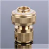 Besproeiingsapparatuur Tuinslang Kraanconnector Waterleiding Vaes Snelkoppelingen voor irrigatiesysteemgereedschap Yq01105 Drop Delivery Home Pa Dhnj9