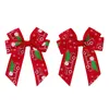 Baby Girls Bow Barrettes Cute Christmas Ribbon Santa Claus New Year Hairpin Kids Festival Hair Clips Hair Accessories