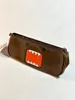 Cosmetic Bags Cases Cute Domo Kun Pencil Case Anime Storage Bag Leather School Pencil Cases for Kids Boys Girls Cosmetic Makeup Bag Organizer 231026