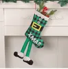 Sıcak Noel Asma Çoraplar 21.5inch Uzun Çoraplar Noel Ağacı Şömine Mağazası Pencere Dekorasyonları Mutlu Joy Hoho