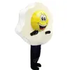 2024 Adult size Fried Egg Mascot Costumes Halloween Fancy Party Dress Cartoon Character Carnival Xmas Advertising Birthday Party Costume Outfit