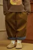 ズボンキッズパンツ2023冬の子供服カジュアルガールズ2色とベルベットコーデュロイ大根