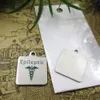 40 peças-amuletos médicos epilépticos de aço inoxidável mais estilo para escolher pingentes diy para colar275s
