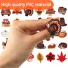 Shoe Parts Accessories Fall Decor Charms Thanksgiving Autumn Turkey Pumpkin For Wristband Clog Sandals Pvc Charm Party Favor Birthda Ot4Ra