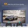 Игровые контроллеры Джойстики M8 4k HD Stick Игровая консоль 10000 игр 9 эмуляторов Двойной беспроводной контроллер ТВ-игровая приставка Портативная игровая консоль в стиле ретро 231025