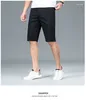 Shorts pour hommes Summer Mens Business Light Slim Fit Pantalon décontracté Hommes Plus Taille Vêtements Cargo