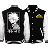 Män baseball uniform sportkläder höst bomber jacka min hjälte akademi bakugou katsuki tryck hip hop män rockar2614