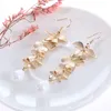 Dangle Oorbellen ECHSUN Bijoux Femme 2023 Charms Sieraden Lange Kwast Bloem Parel Groot Voor Vrouwen Gift Minimalistische Jewelr