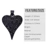 Pendant Necklaces OCESRIO Large Enamel Heart for Necklace Cubic Zirconia Copper Gold Plated Accessories Jewelry Making pdta692 231025