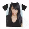 Mais recente moda masculina e feminina Aaliyah estilo verão camisetas estampa 3D casual camiseta tops plus size BB0147228G