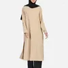 Ethnic Clothing Women's Dress Casual Straight Long Sleeve Loose Top Shirts Muslim Islamic Fashion Blouse Dubai Turkey Tunic Abaya Jilbab