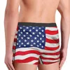 Underpants American National Flag Breathbale Panties Man Underwear Sexy Shorts Boxer Briefs