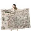 Blankets Wheel Of Time Map Throw Blanket Soft Velvet Travel Bedding