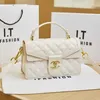 Petit Xiaoxiangfeng cuir peau de mouton carré Lingge polyvalent chaîne sac véritable 2023 mode le fourre-tout un style épaule bandoulière femme