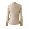 W011 slimfit mode luxe reine fête printemps Collection Texure motif veste formelle élégant tenue de femme Blazer Cocktail284x