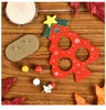 Wooden Small Christmas Tree Ornaments Children'S DIY Intellectual Toys Mini Christmas Tree Tabletop Christmas Gift Wholesale AC