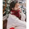 Halsdukar kvinnors stickade halsduk lång sektion sjal hals jul älg hemstad koreansk version av hösten och vinterparets gåva