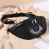 Evening Bag Big Capacity Banana Fanny Pack Bag Casual Stylish Vegan Leather Phone Black Sling Chest Bum Belt Pouch 231025