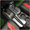 Other Interior Accessories Aluminum Alloy Mobile Gear Shift Panel Decoration Er For Jeep Wrangler Jk 2007-2010 Car Interior Accessorie Dhhwx