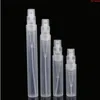 2/3/4/5ml Mini Refillable Bottle Empty Clear Plastic Fine Mist Spray Containers for Disinfectant Cleaner Hand Sanitizer Alcoholgoods Kecmc