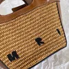 Marn Tropicalia Micro Pochette Raffias Weave Beach Bags Weekend Straw Designer Mens Luxury Clutch Vacation Cross Body Fashion Counter Shopper Bag Bage Hand