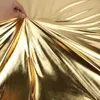 Clothing Fabric Bronzing Spandex Material Glossy Leather Stretchy For DIY Stage Cosplay Costume Dress 60" Wide By Yard