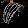 Klipy do włosów Tiaras Wedding Akcesoria Bridal Empanddress Wysokiej jakości księżniczka urodzinowa impreza Crown A00900